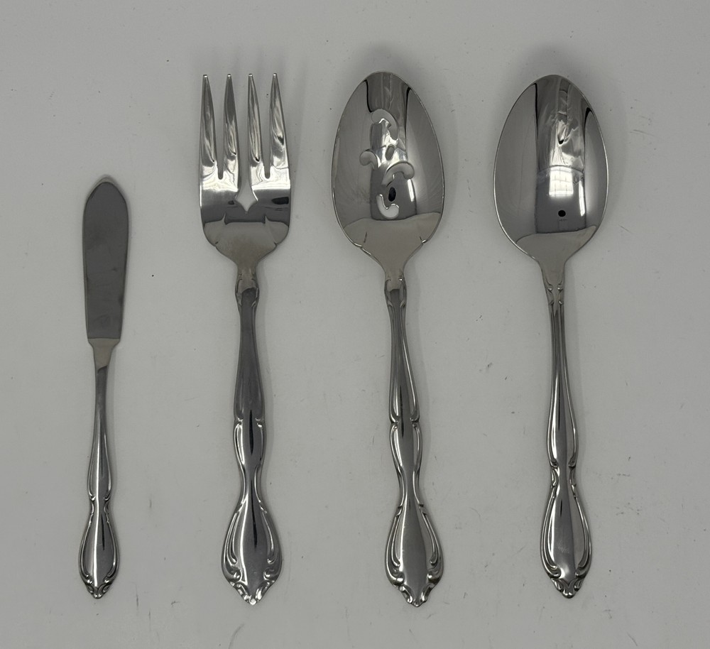 Oneida Cantata 4 Piece Serving Set Quality Stainless