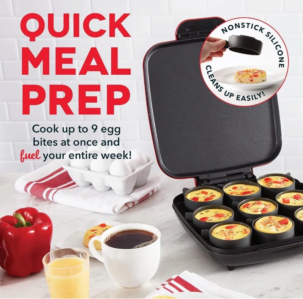 Dash Sous Vide Style Family Size Egg Bite Maker for Breakfast Bites,...