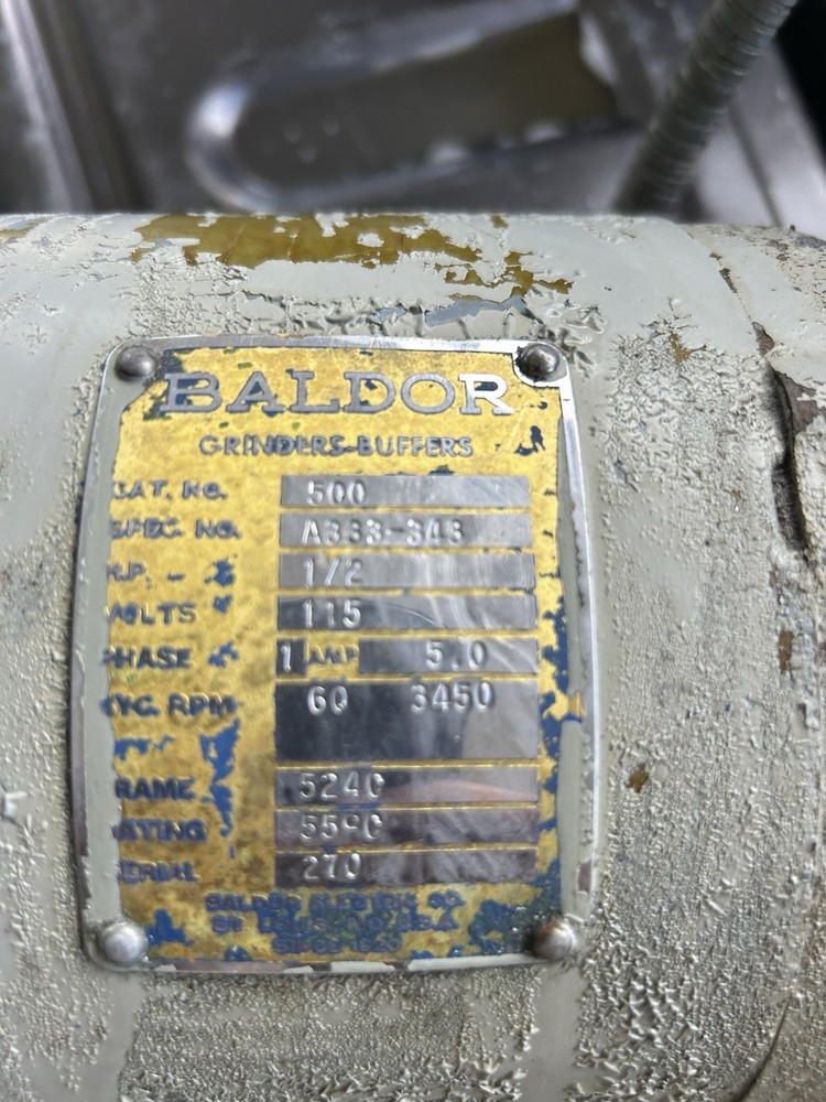 Baldor 500 Bench 6" Grinder 1/2 HP