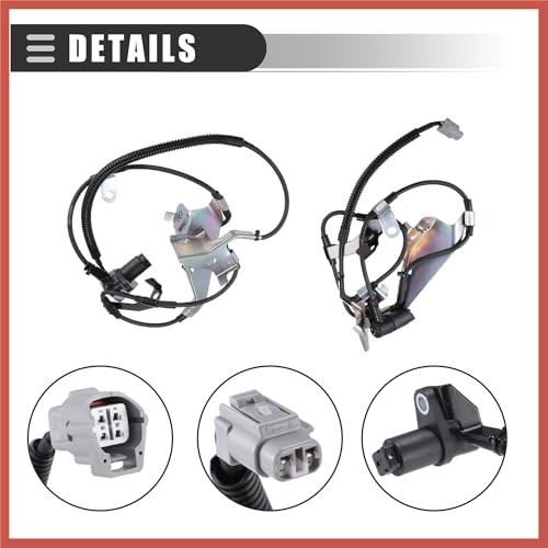 Front Left Right ABS Sensor, Wheel Speed Sensor, for Lexus LX470 1998-2007,