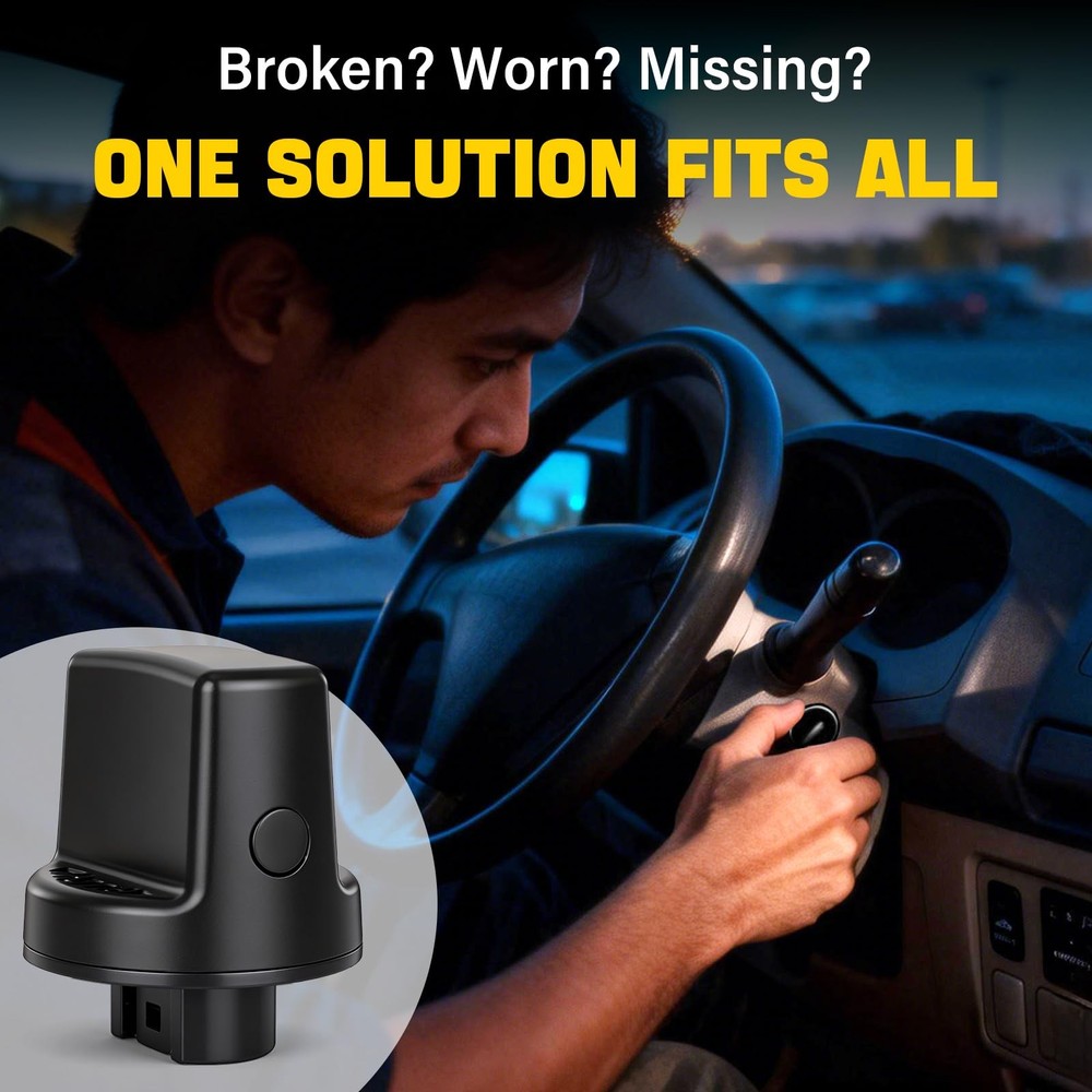 Ignition Key Knob & Push Start Button Replacement for 2007-2015 Mazda CX-9, 2...