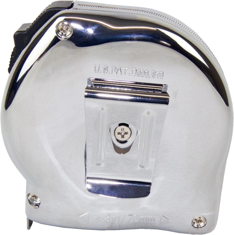 Ergonomically Designed 33ft High-Visibility Tape Measure with Secure Slide Lock