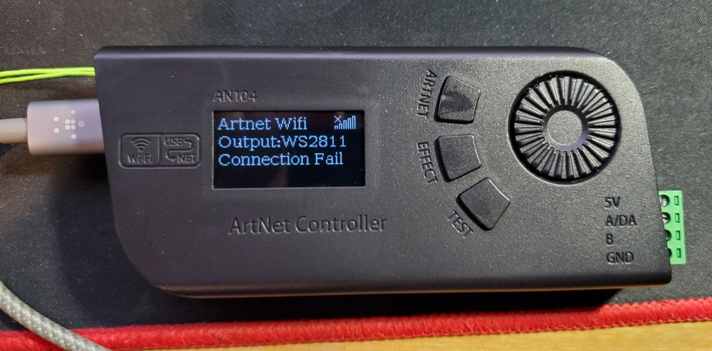 Mini WiFi Art-Net SPI DMX Controller Support ARTNET/Built-in Effect/DMX Code