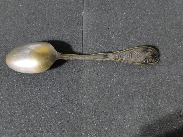 Vintage Oxford Silver Plate Co. Spoon "Narcissus" Pattern (1908) Teaspoon 6"