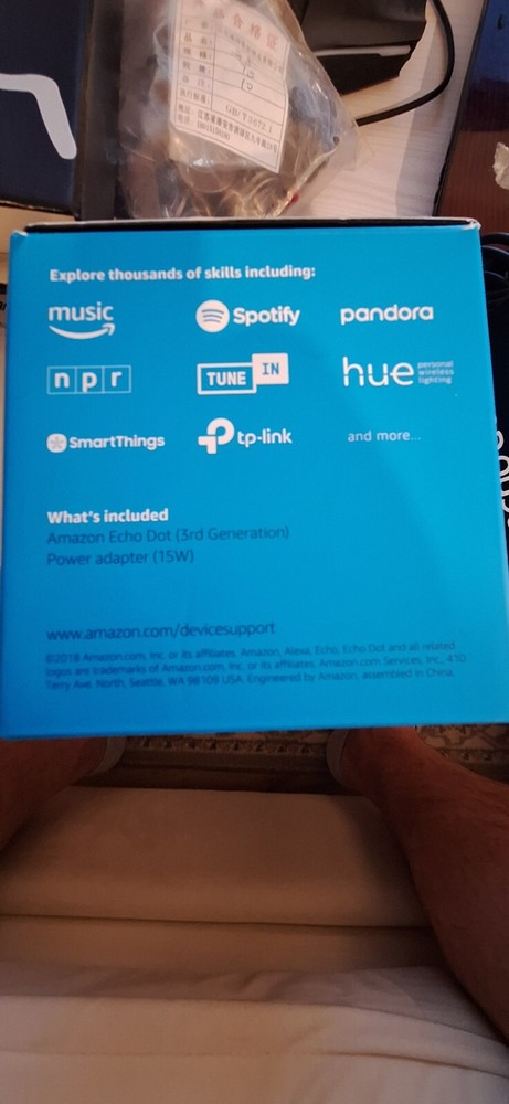 Amazon Echo Dot (3rd Generation) Smart Speaker with Alexa Charcoal, newother