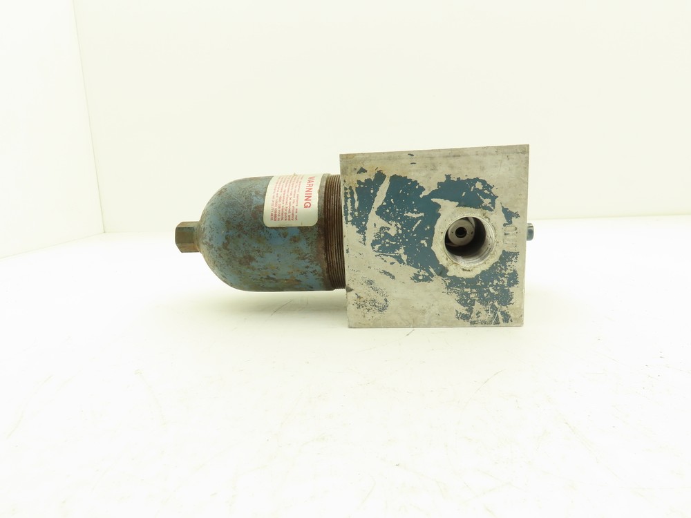 Schroeder DF301C10PD Hydraulic Filter Dirt Alarm Inline Indicator