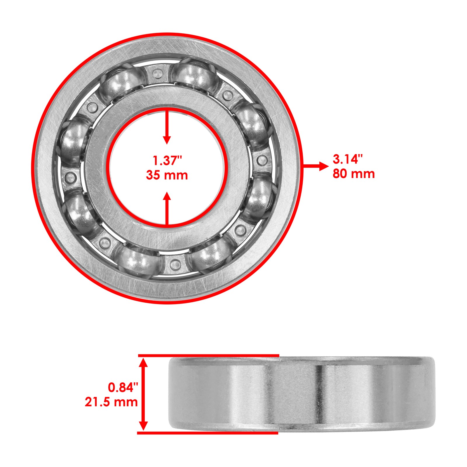 Rear Differential Gear & Pinion Bearing Seal For Can Am Commander 1000 2014-2015