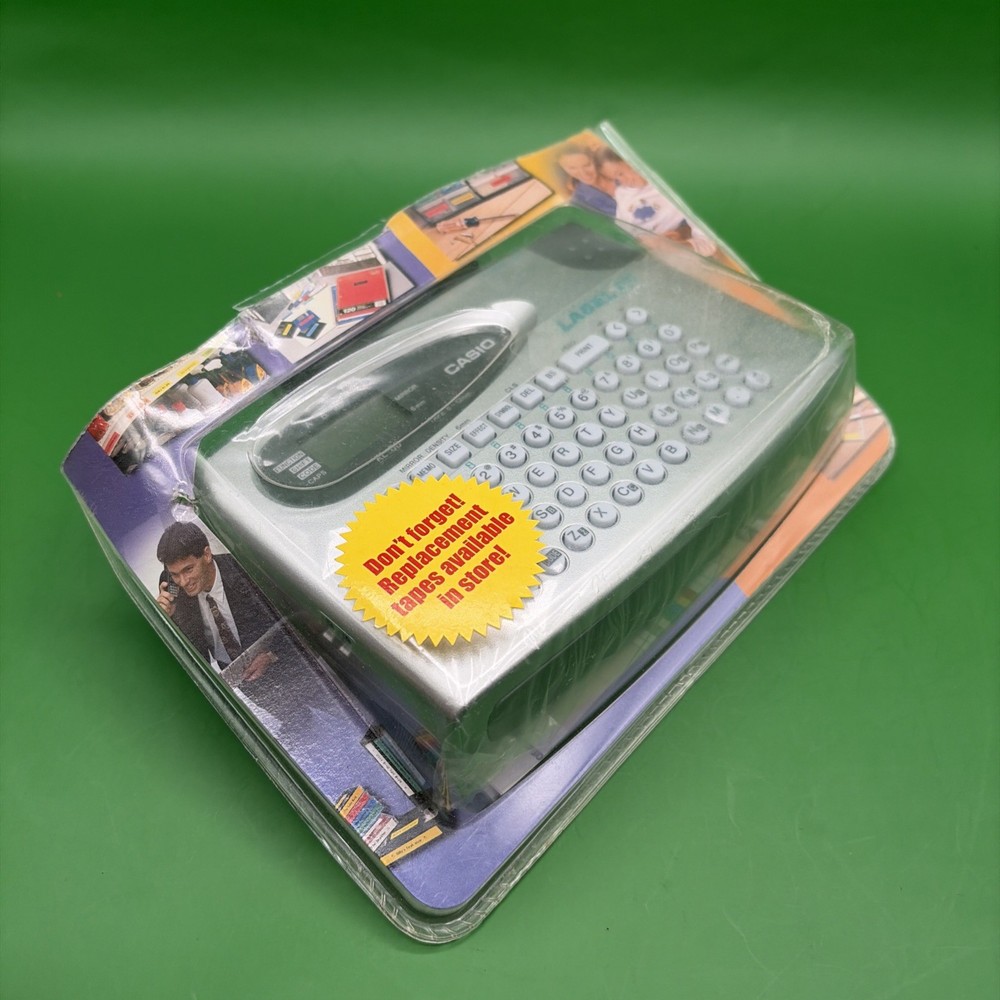 Casio Label It! KL-60-L EZ Label Printer New Damaged Box Retro Electronics
