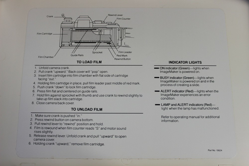 PRESENTATION TECHNOLOGIES IM101 IMAGEMAKER PLUS FILM RECORDER