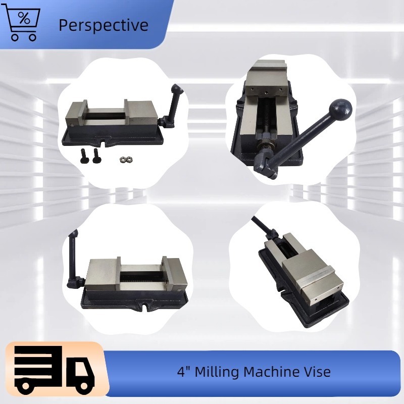4 inch Bench Clamp Plain Lockdown Vise Milling Machine Workholding Tools Vise