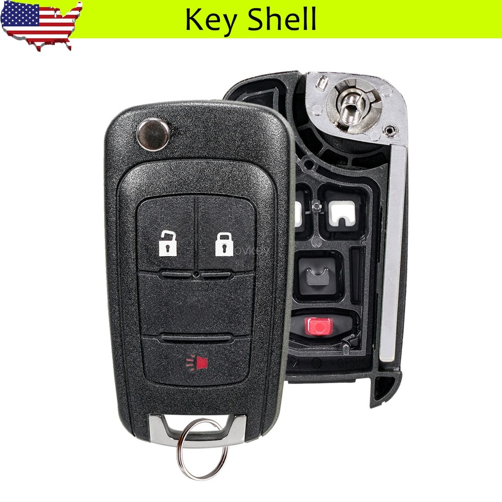 Replacement for 2014 2015 2016 2017 2018 Buick Encore Key Fob Remote Case Shell