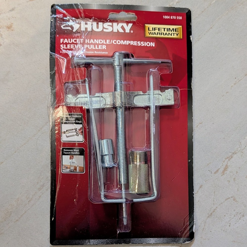 Husky Faucet Handle Compression Sleeve Puller