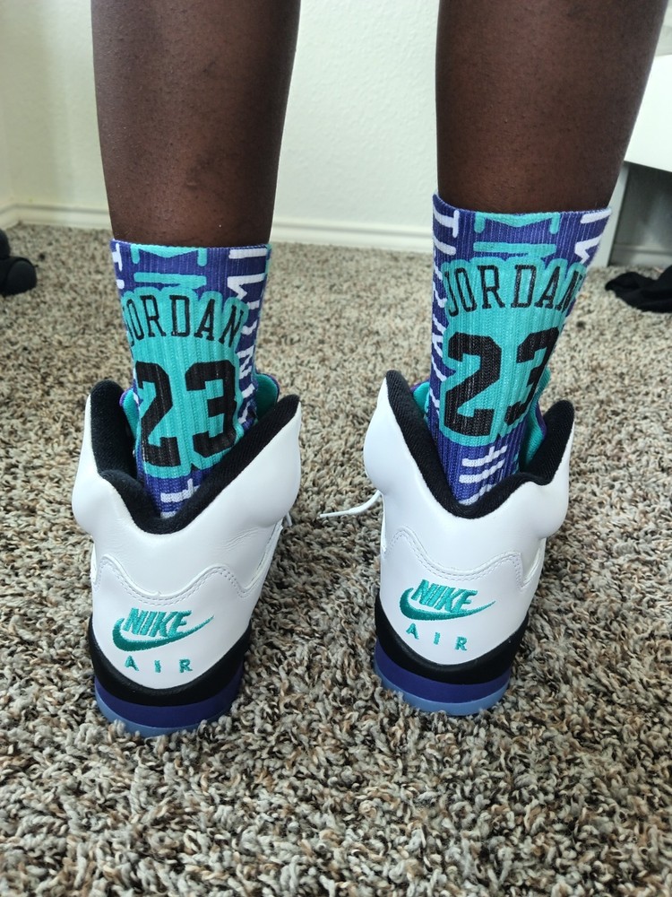 Grape 5s Socks