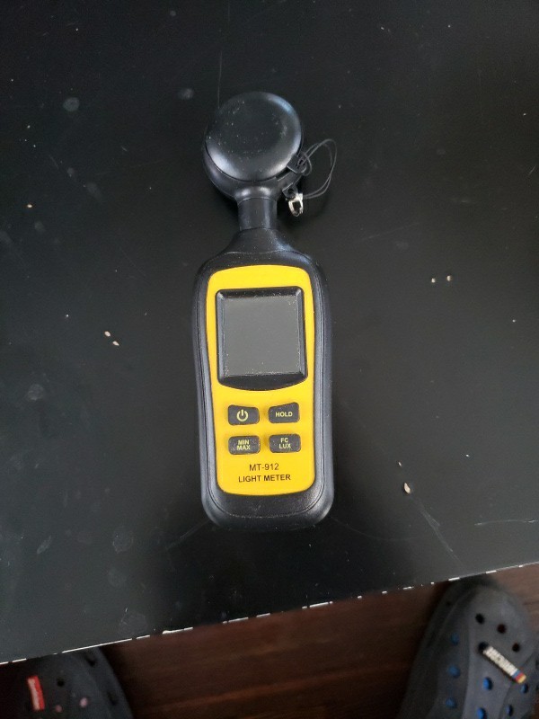 digital Light meter handheld 4 digit color lcd screen