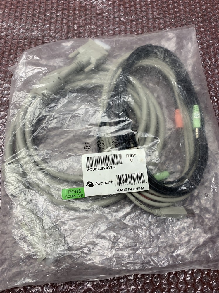 Avocent 9' DVI USB audio cable kit for SwitchView MM1/MM2 SVDVI-9