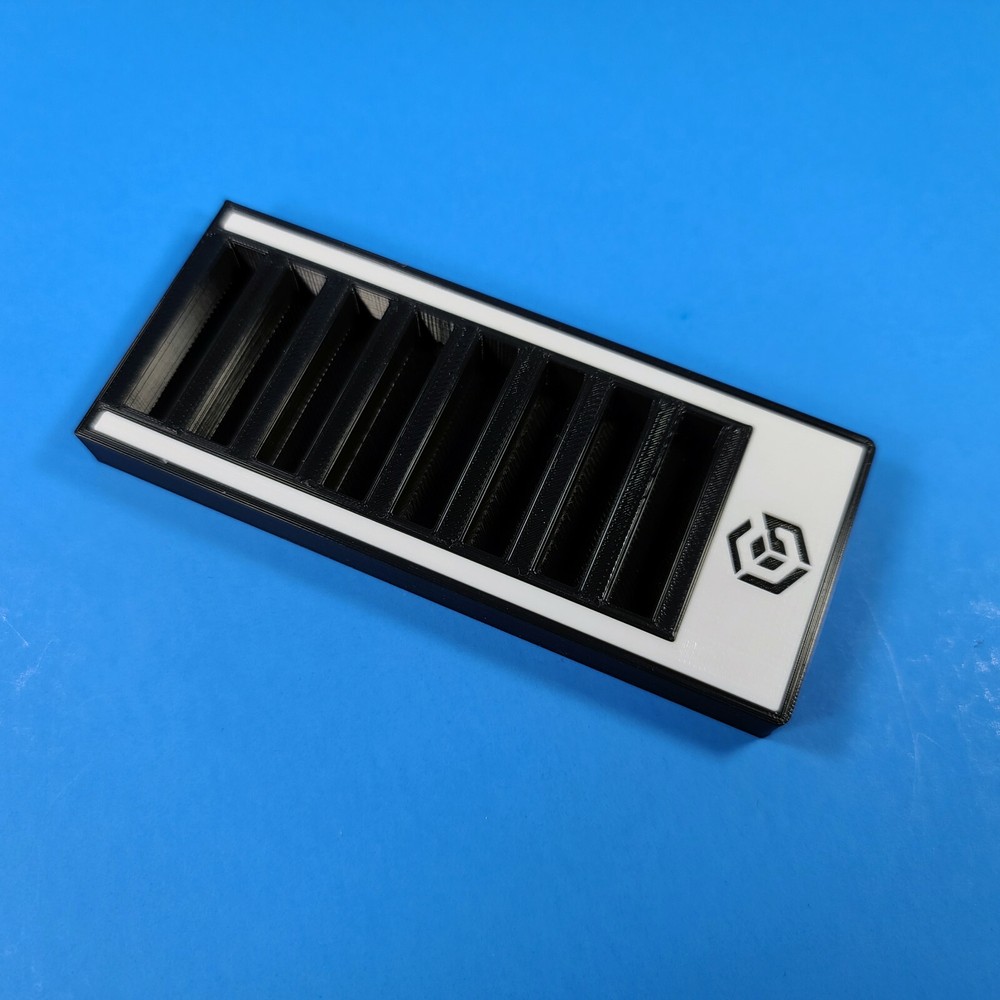 Custom GameCube Memory Card Holder Organizer Storage Tray 3D Printed Many Colors