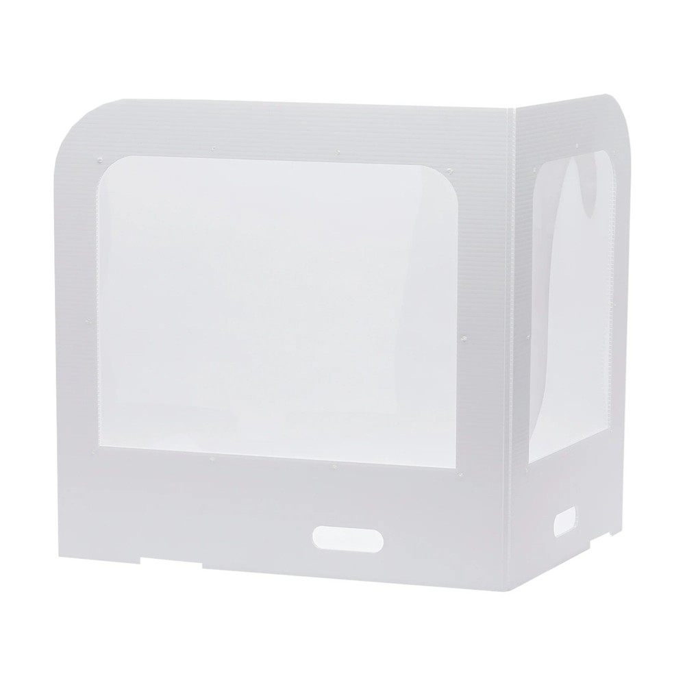 FlexView Shield 2 Pack Durable Easy Carry Plastic Desk Dividers