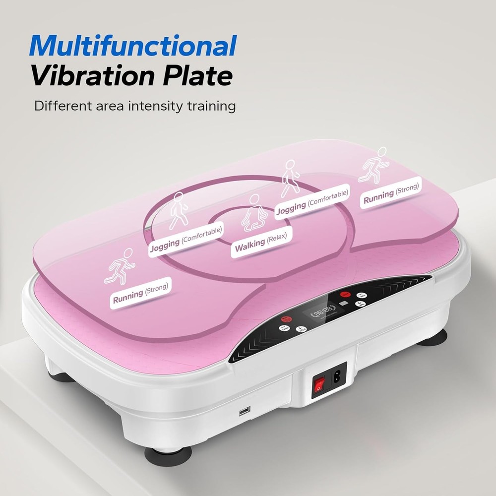 Vibration Plate Exercise Machine, for Lymphatic Drainage Weight Loss