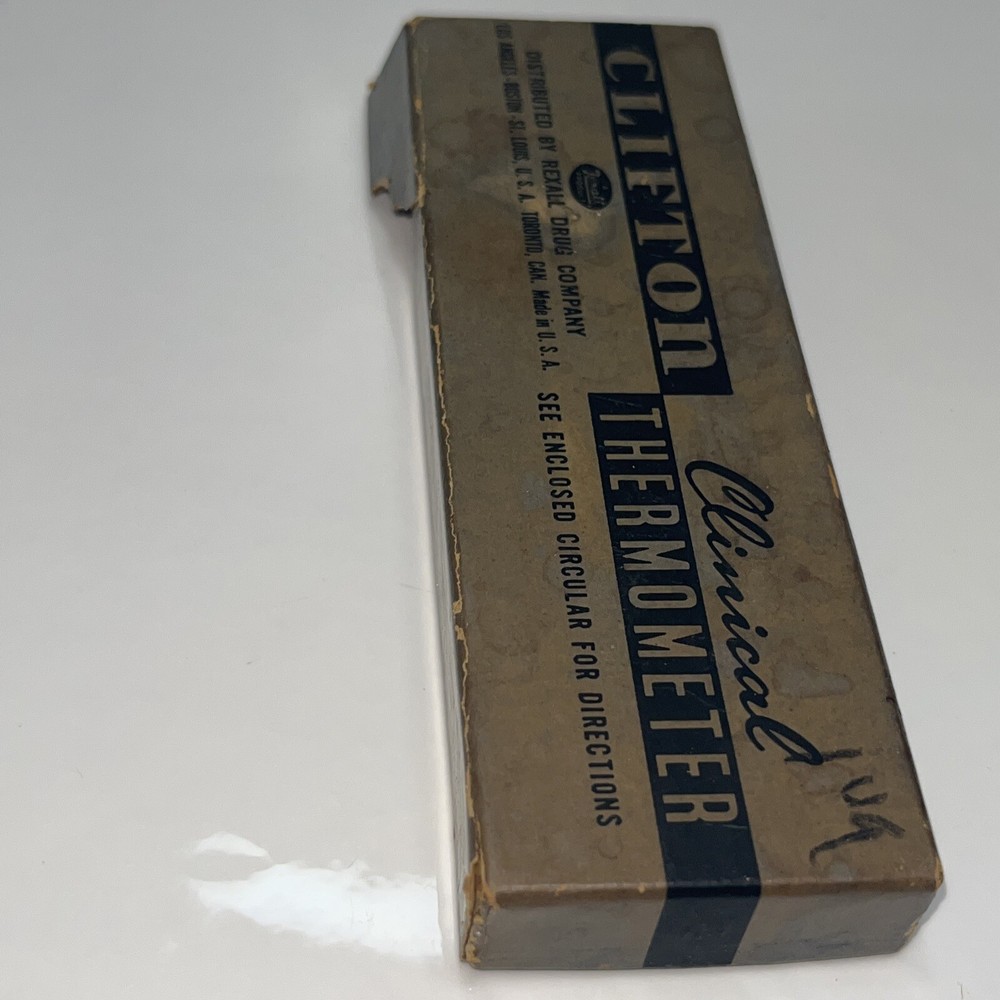 Vintage Clifton Clinical Thermometer “ Box Only”