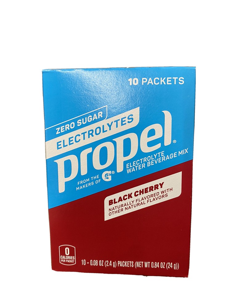 Propel Electrolyte Powder Packets, Black Cherry (10 Packets/Box)