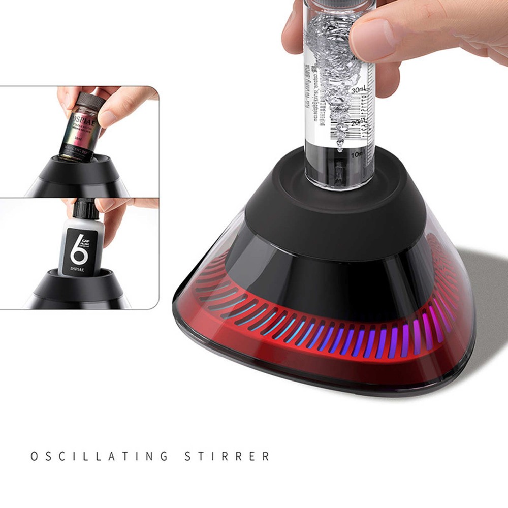Oscillating Vibrating Stirrer Tool for Paint Mixing Model Liquids and Craft Inks