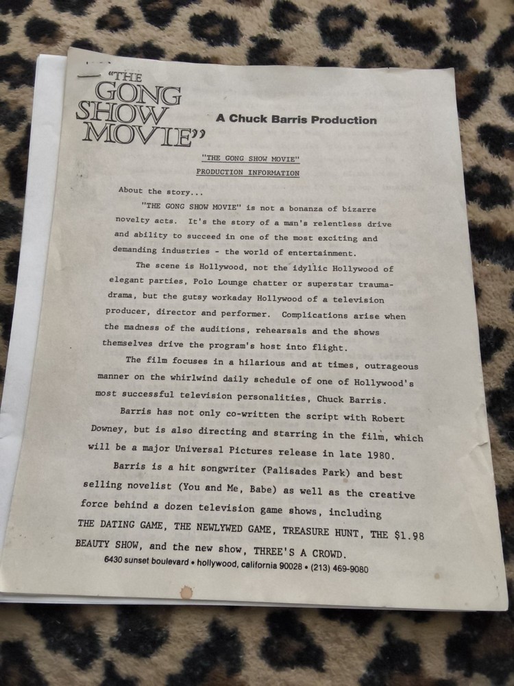 eBayOriginal 1979 Screenplay: Authentic 139-page scripts used during...