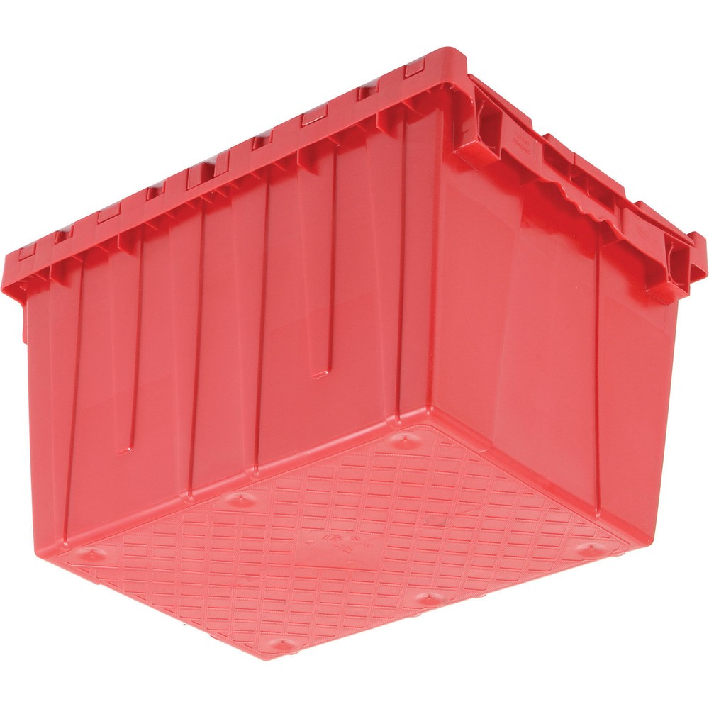 Global Industrial Red Distribution Container With Hinged Lid