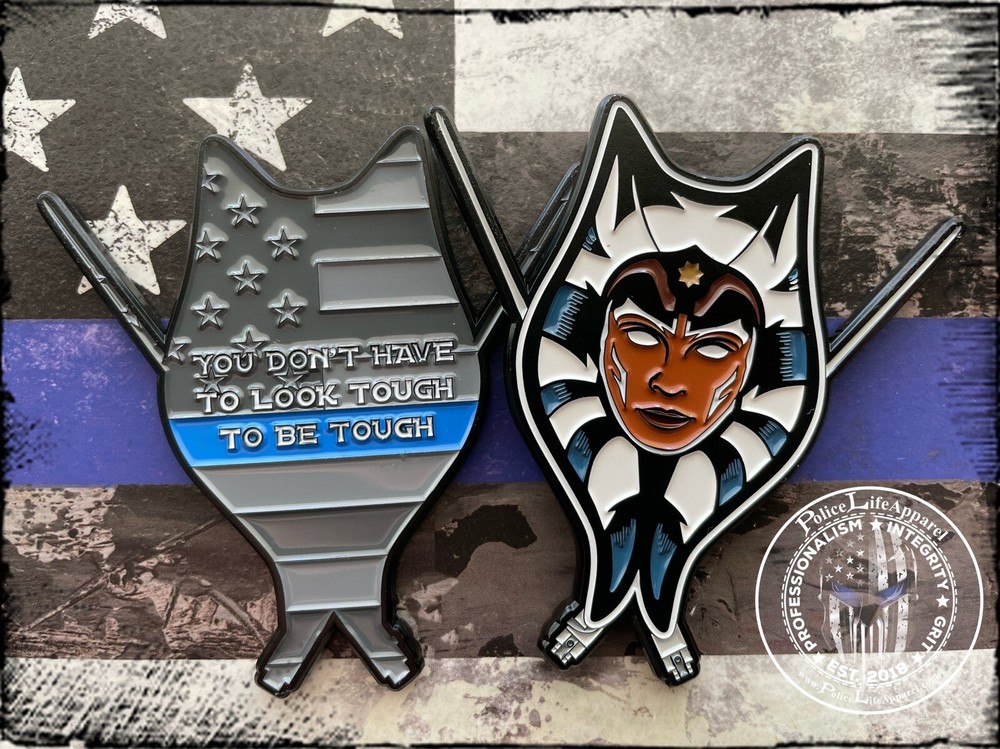 Ahsoka Blue Line Challenge Coin