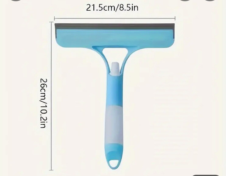 1PC Window Squeegee Cleaner Window Wiper Microfiber Scrubber with Spray Head
