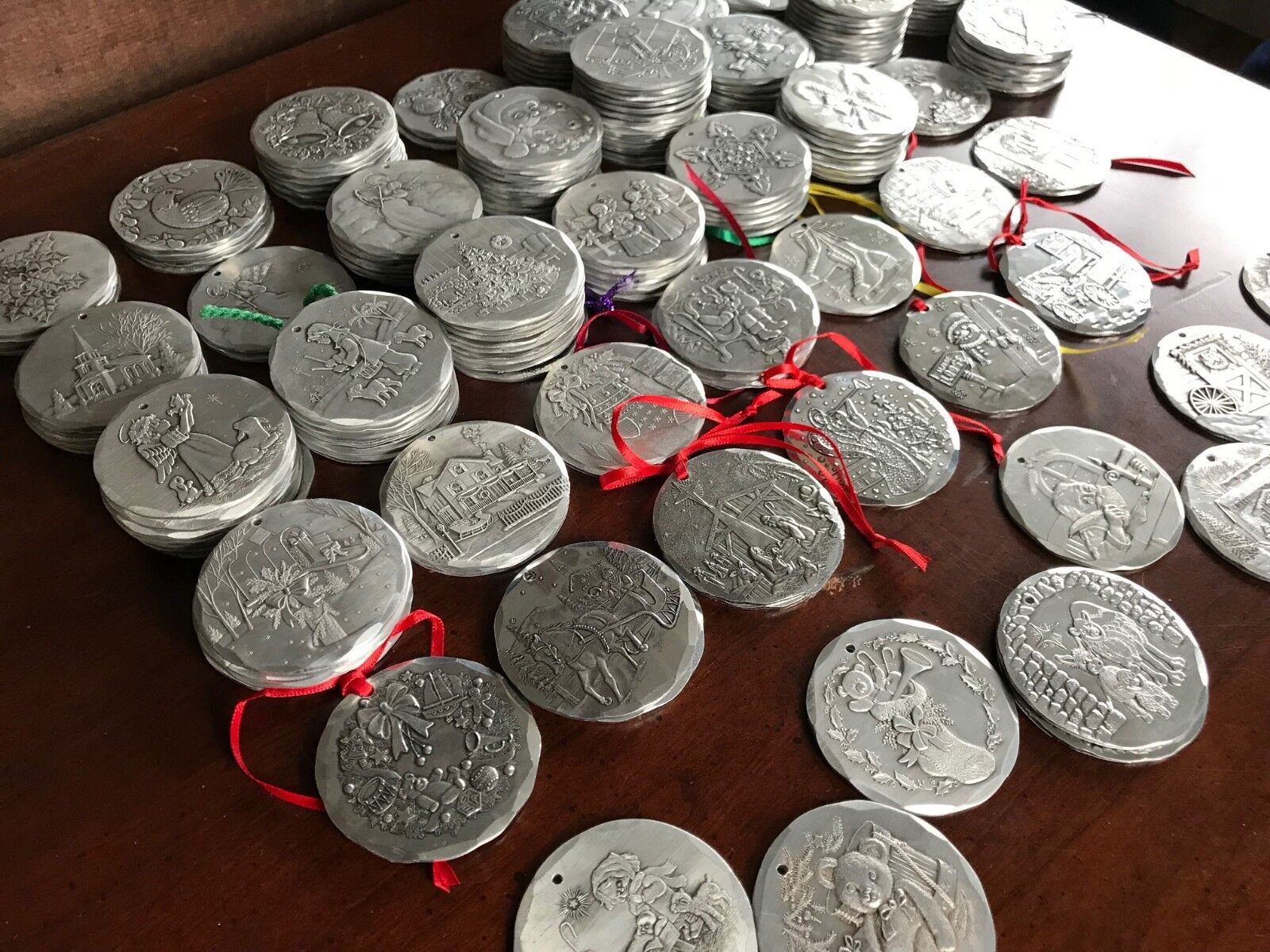 Vintage Wendell August Aluminum Christmas Ornament Annual 1980 to 2025, Specials