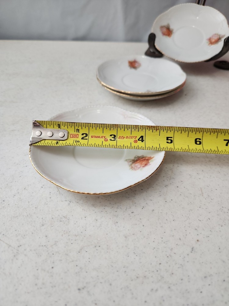 4 J B & W Germany Saucers