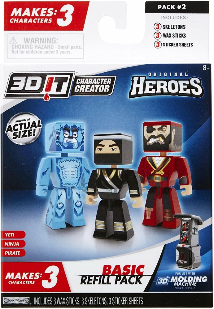 3D Character Creator City Heroes Style 2 Basic Refill Pack