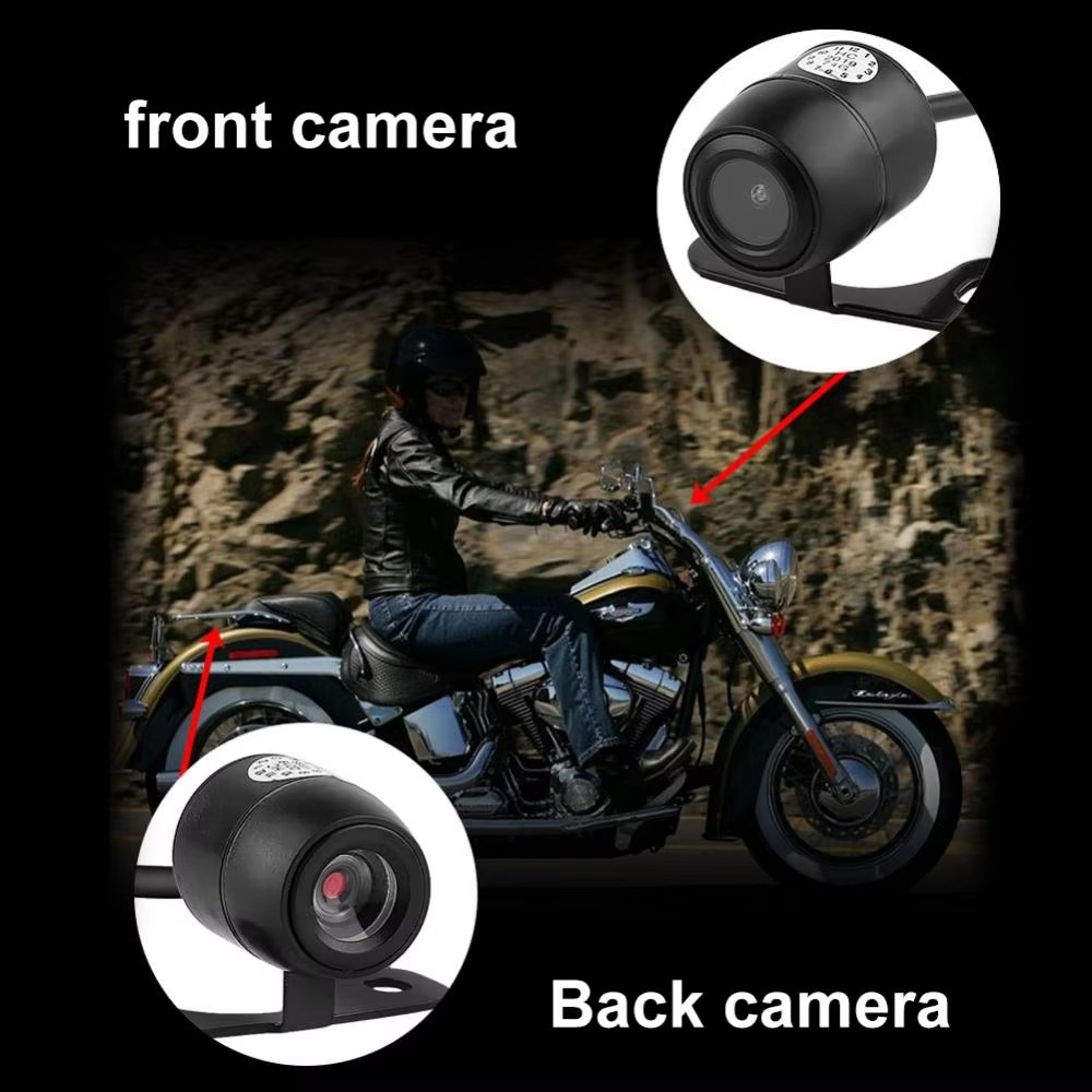 3" Dual Camera Motorcycle DVR Waterproof Dash Camera Driving Recorder G-sensor