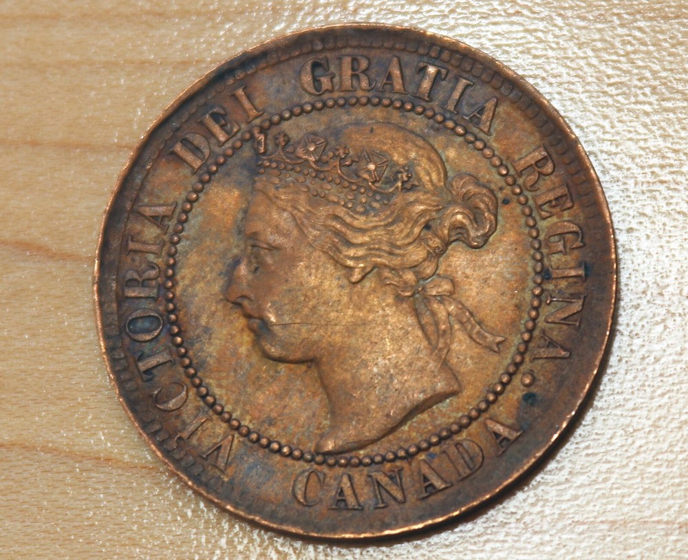 1894 Canada 1 Cent Victoria
