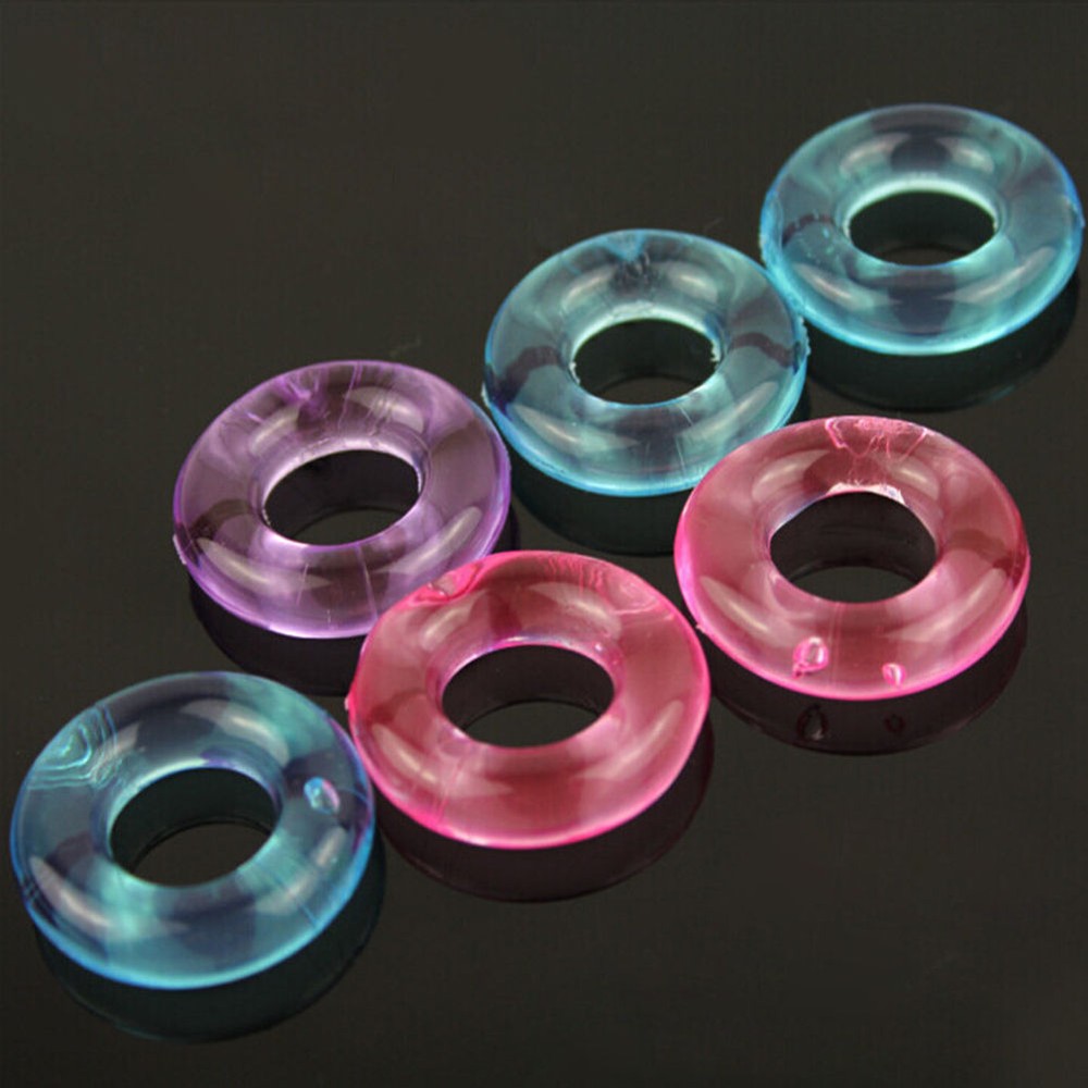 Ring for-Men Reusable Condoms Delay Ejaculation Penis Extender Enlarger Sleeve