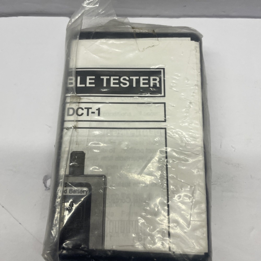 Elenco DCT-1 TeleCom Data Tester unused, open box condition