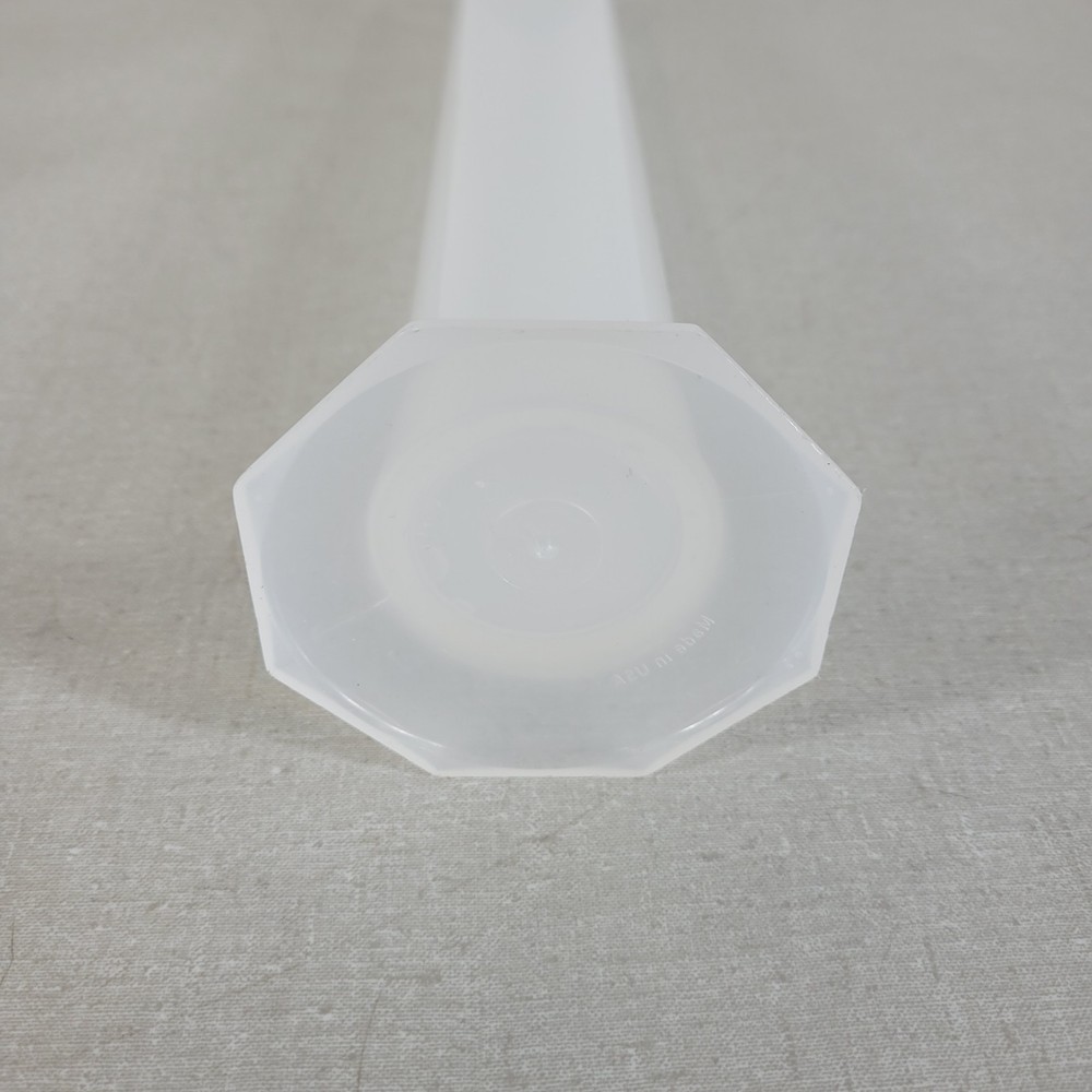 500 mL Graduated Cylinder With Hex Base Clear Plastic Polypropylene