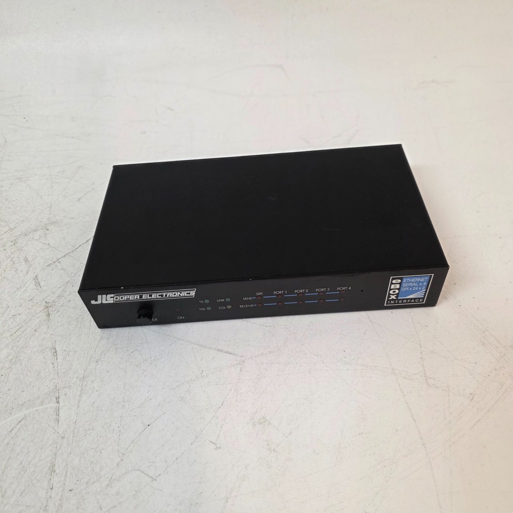 JLCooper eBox Quad RS-232/422 (9-Pin) and GPI hardware Interface