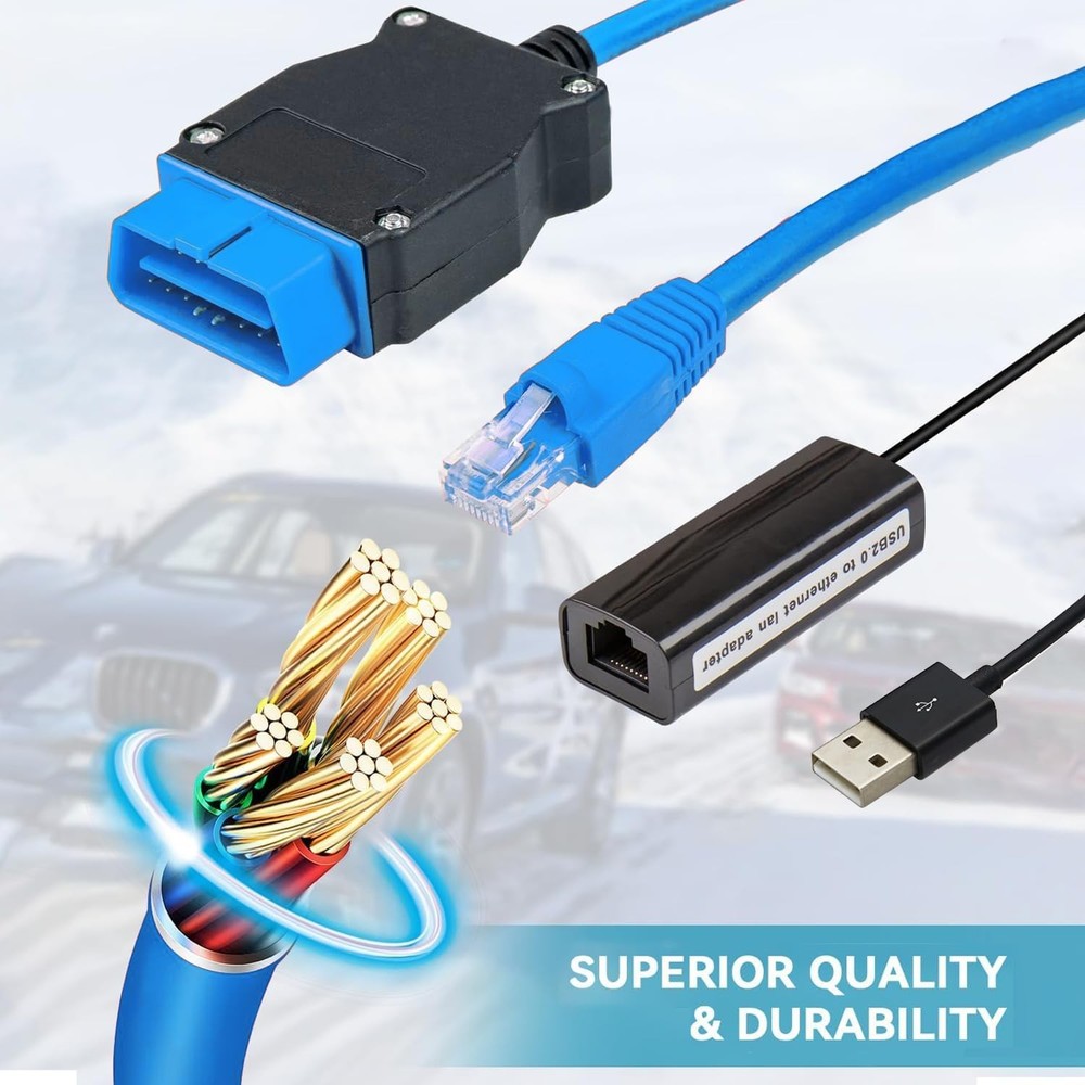 VOE OBD Ethernet Cable for Volvo Vehicles Based on SPA CMA Platform 2016+ Replac