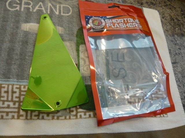 Shortbus Flasher 8" triangle flasher dipped
