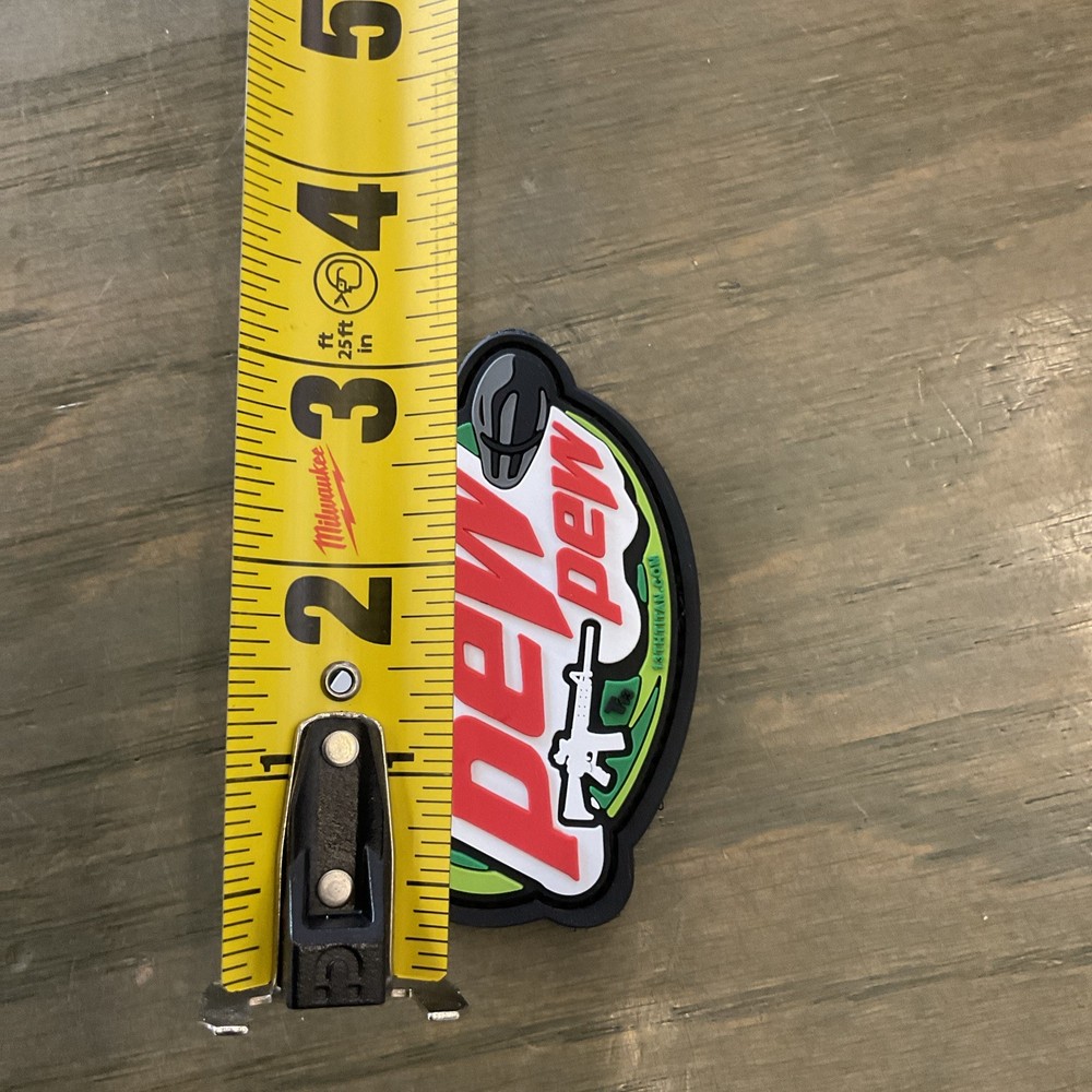 Pew pew PVC Patch Hook & Loop Uniform Waterproof