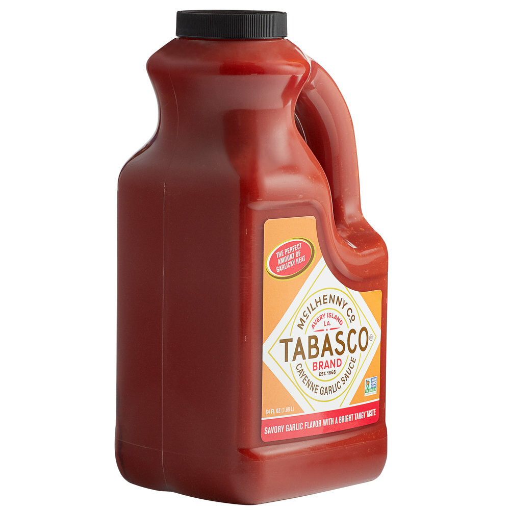 TABASCO 64 oz. Cayenne Garlic Hot Sauce