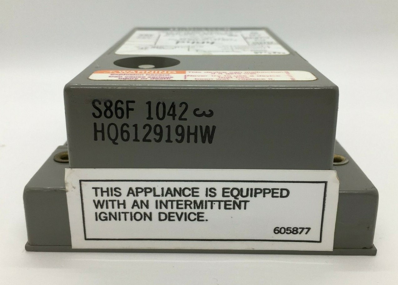Honeywell S86F1042 Intermittent Pilot S86F Non 100% Shutoff Nat. Gas used #P444