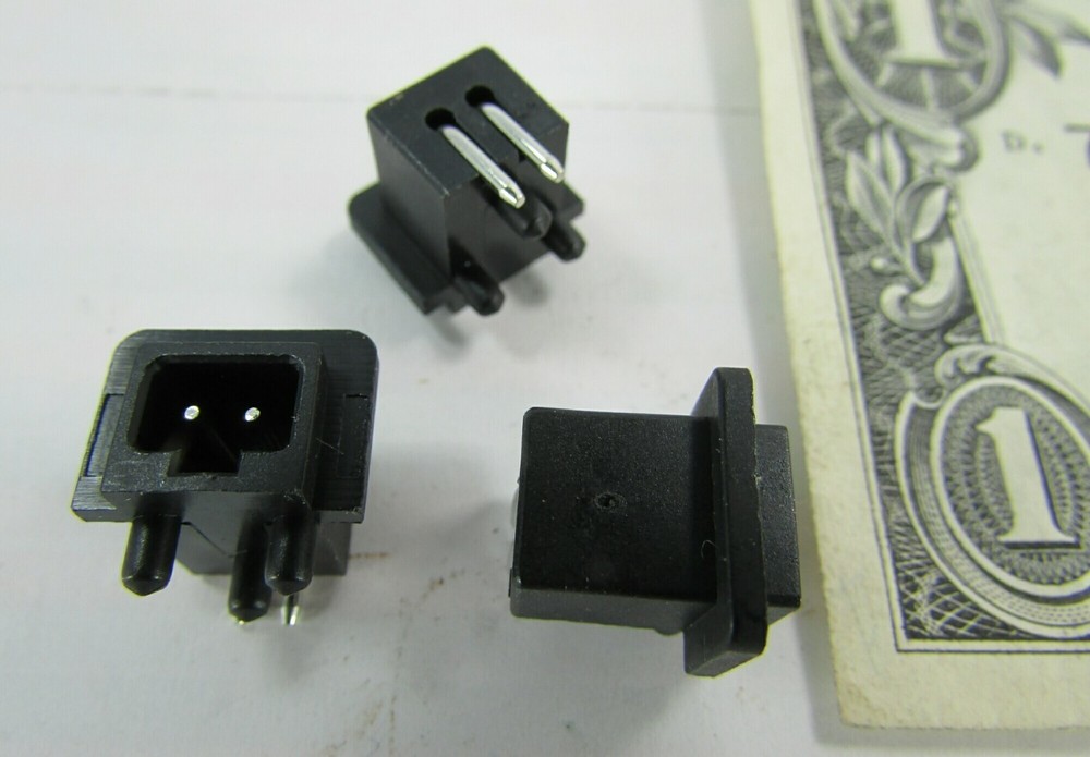 20 Tiger Technology 2-Pin Male Pin Right Angle Rectangular Receptacles E158869-R