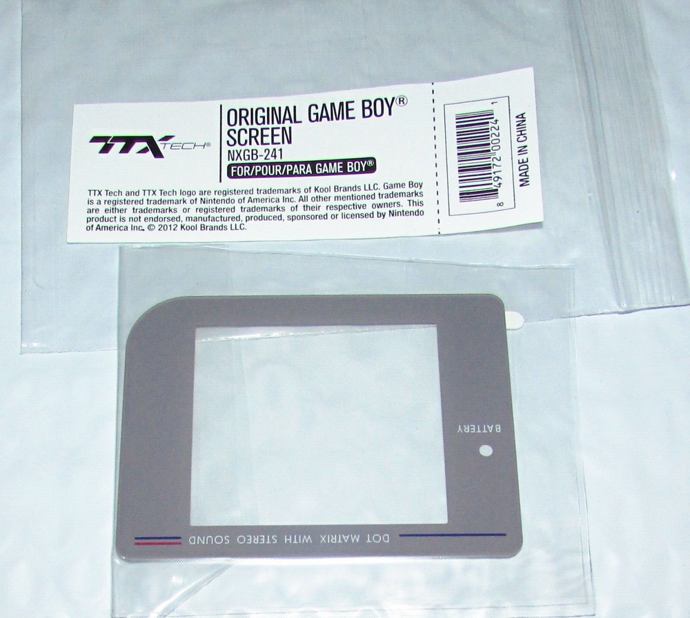 TTX Original Game Boy Replacement Outer Screen Nintendo Brand New