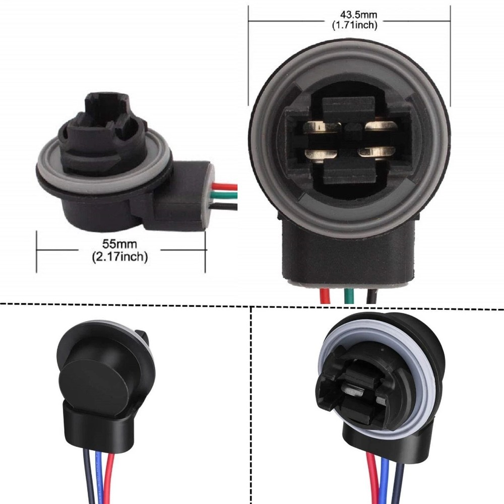 Wire LED Resistor Canceler Error Decoder 3157 S Harness Rear Turn Signal Bulb