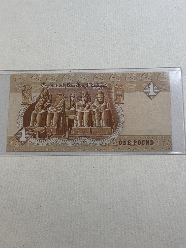 1981 Egypt 1 Pound Banknote P# 50a