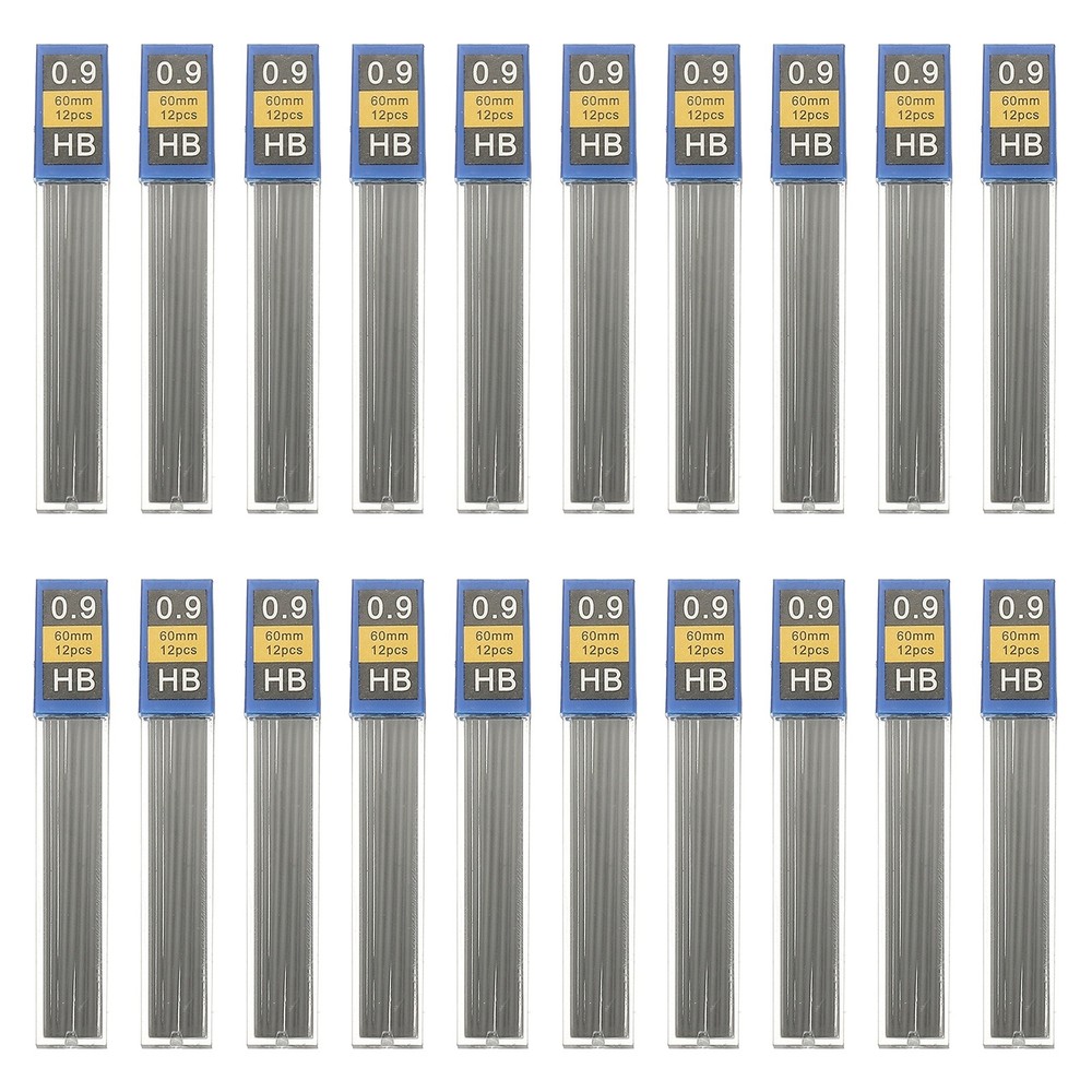 480Pcs 0.9 mm Mechanical Pencil Lead for Writing, Black