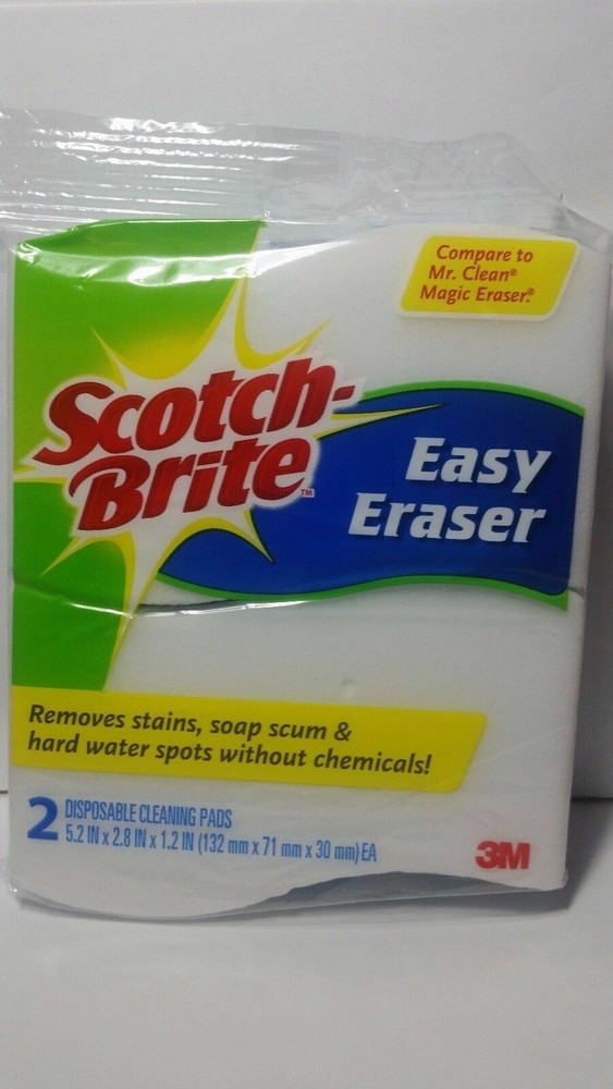 Scotch Brite Easy Eraser 3M Disposable Cleaning Pads Select Quantity