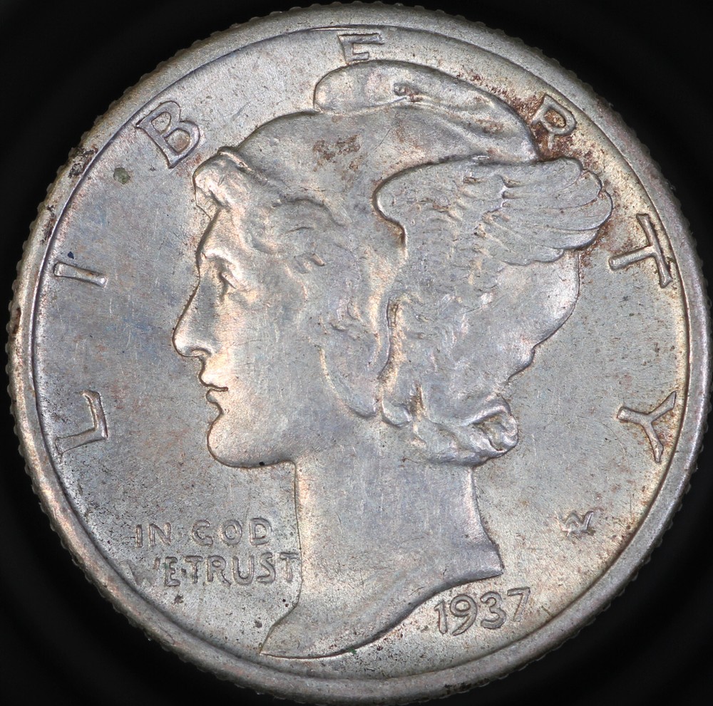 1937 D Mercury Dime Ch. BU